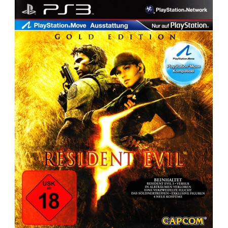 Resident Evil 5 - Gold Edition (Playstation 3, gebraucht) **