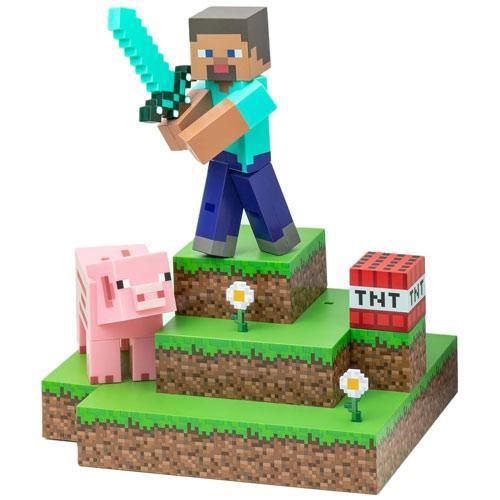 Leuchte Minecraft Steve Diorama 