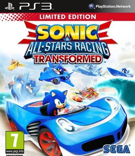 Sonic All Star Racing Transformed - Limited Edition (Playstation 3, gebraucht)**