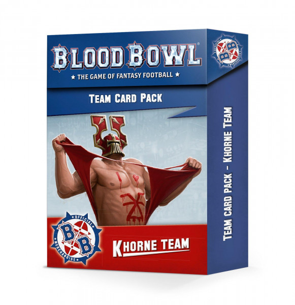 BLOOD BOWL: KHORNE TEAM CARD PACK