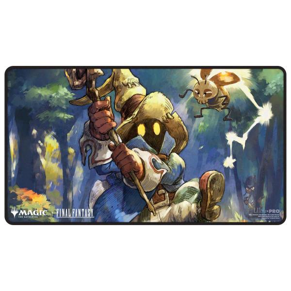 Ultra Pro - MTG: Final Fantasy Black Stitched Playmat Premium Y for Magic: The Gathering