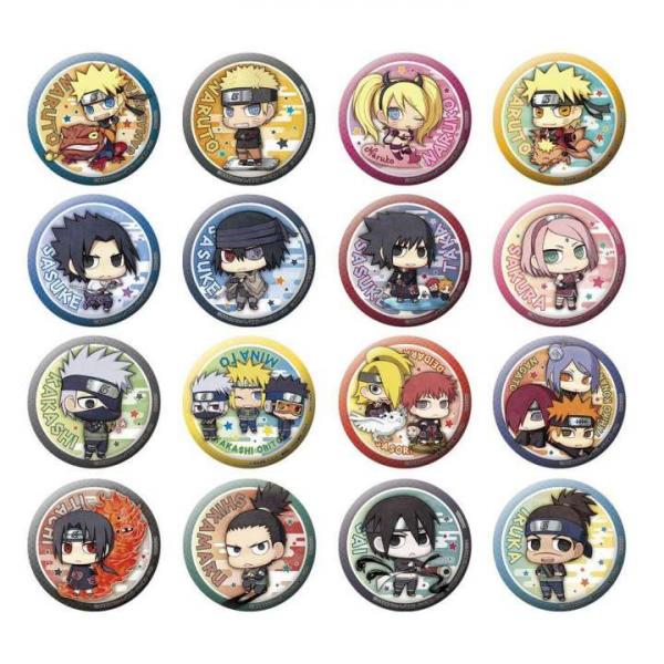 Naruto Metall Ansteck-Buttons 5 cm New Era Sortiment