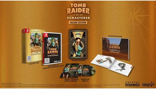 Tomb Raider 1-3 Remastered - Deluxe Edition (Nintendo Switch,NEU)