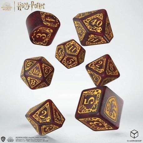 Harry Potter. Gryffindor Modern Dice Set - Red Harry Potter. Gryffindor Modern Dice Set - Red