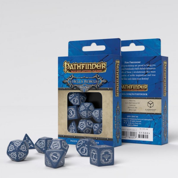 Pathfinder Hell's Rebels Dice Set (7)