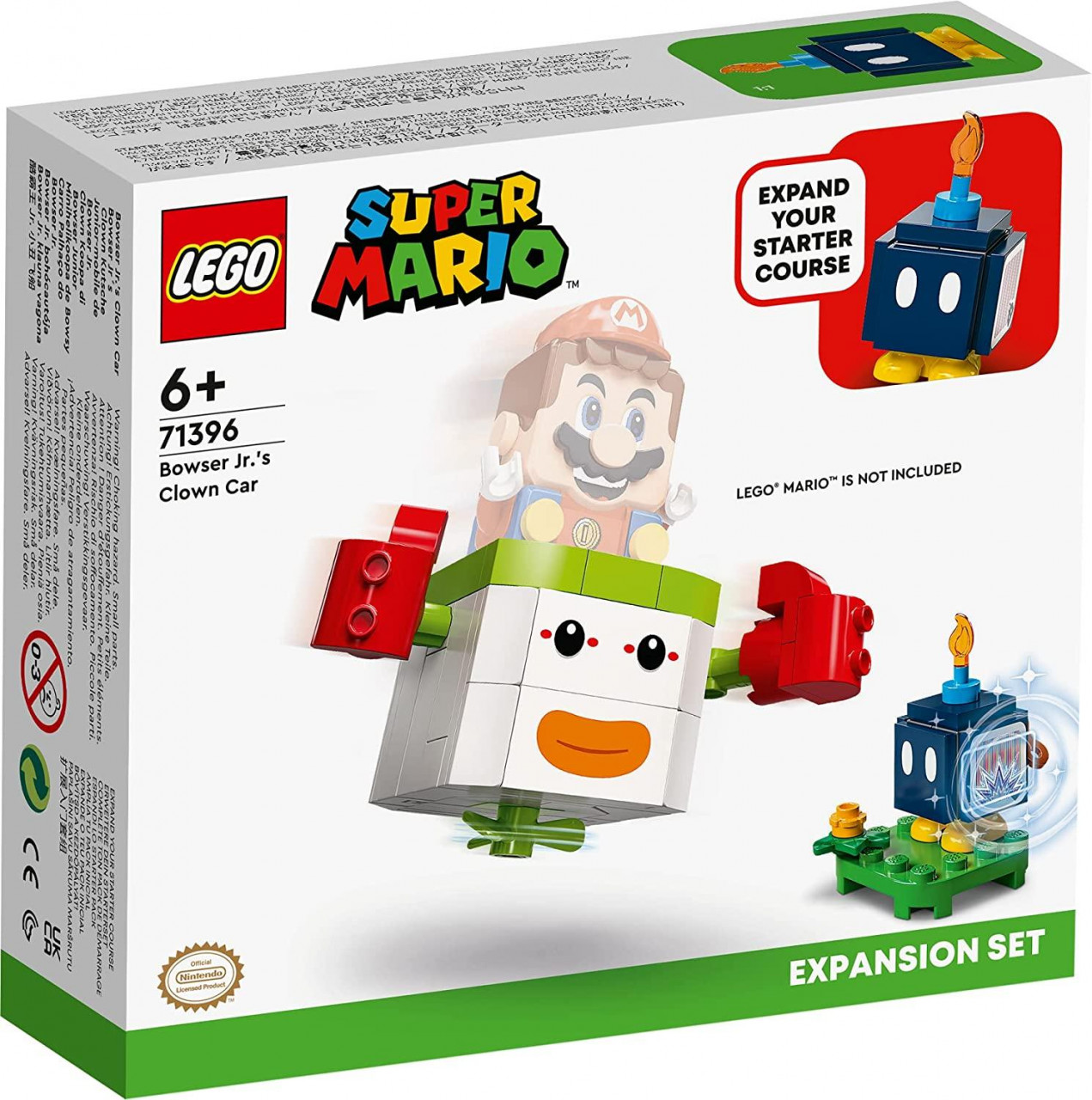 LEGO 71396 Super Mario Bowser Jrs Clown Kutsche - Erweiterungsset ** LEGO 71396 Super Mario Bowser Jrs Clown Kutsche - Erweiterungsset **