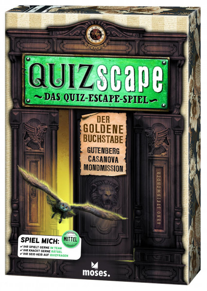 QUIZscape  Der goldene Buchstabe