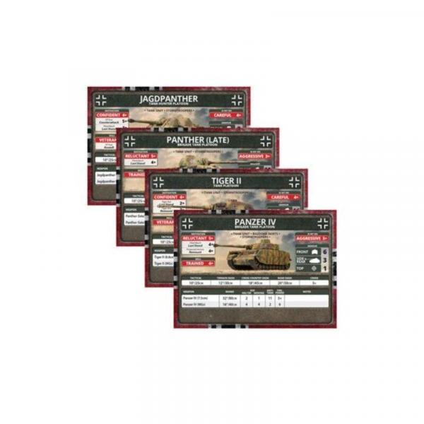 Flames Of War - Bulge: Germans Unit Cards (105x Cards) EN