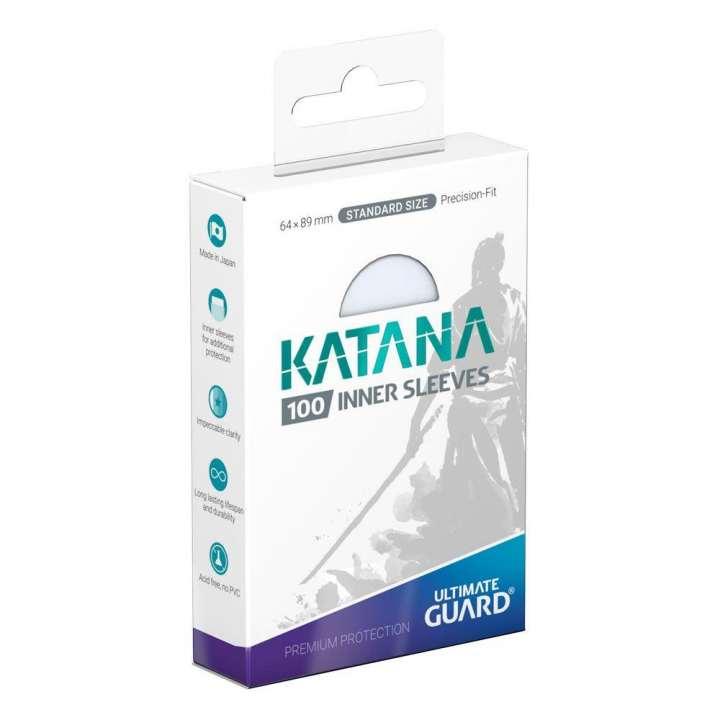 Ultimate Guard Katana Inner Sleeves Standard Size Transparent (100) Ultimate Guard Katana Inner Sleeves Standard Size Transparent (100)