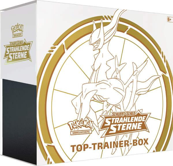 PKM SWSH09 Strahlende Sterne Top-Trainer Box DE