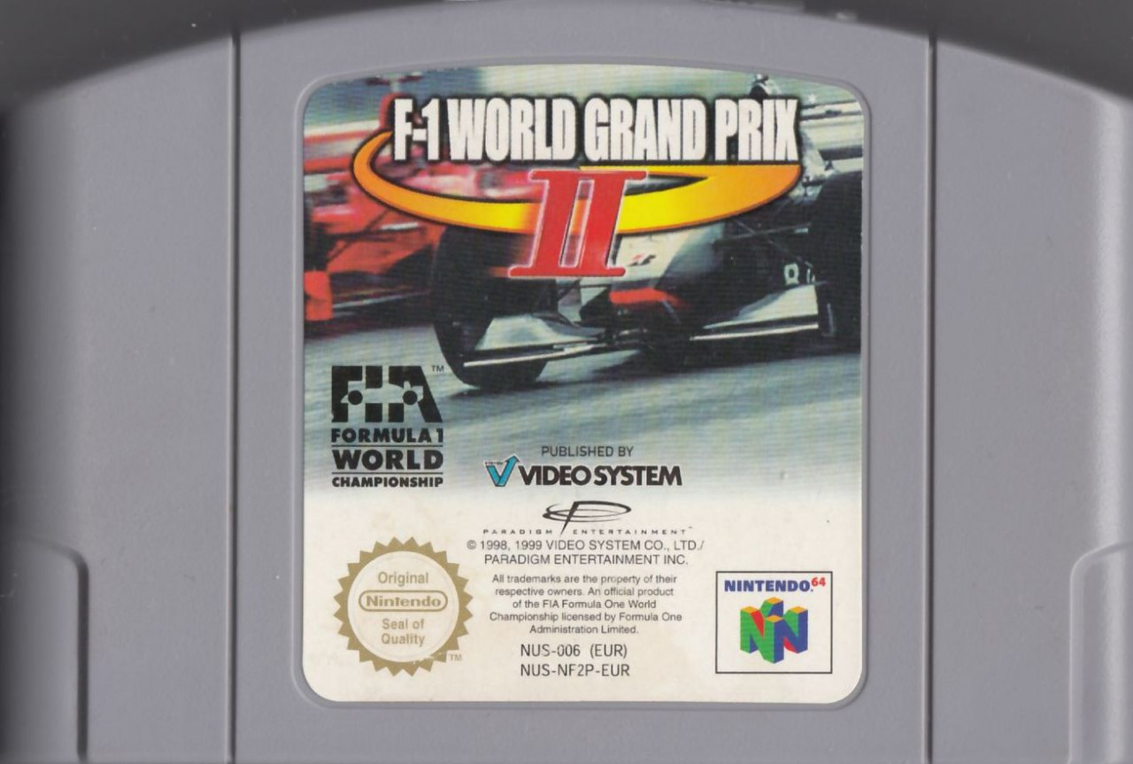 F1 World Grand Prix 2 - MODUL (nus-nf2p-eur) (Nintendo 64, gebraucht) ** F1 World Grand Prix 2 - MODUL (nus-nf2p-eur) (Nintendo 64, gebraucht) **