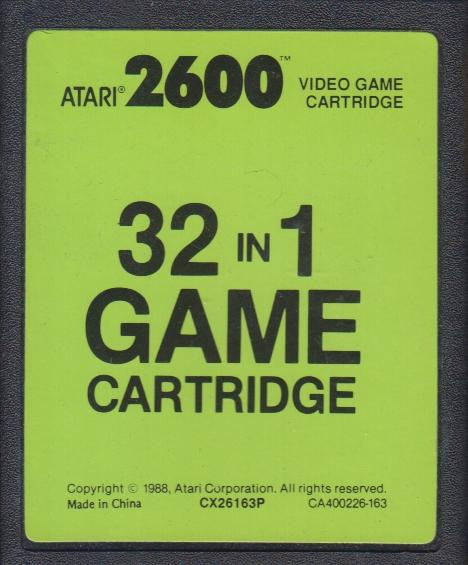 32 in 1 Game Cartridge - MODUL (CX26163P) (Atari, gebraucht) ** 32 in 1 Game Cartridge - MODUL (CX26163P) (Atari, gebraucht) **