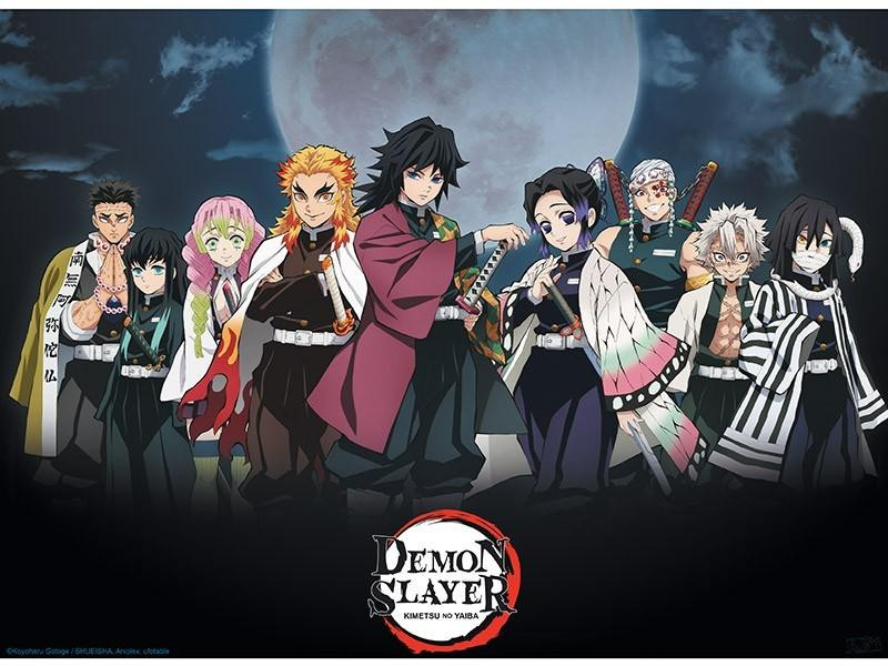 DEMON SLAYER - Poster "Pillars" (52x38)