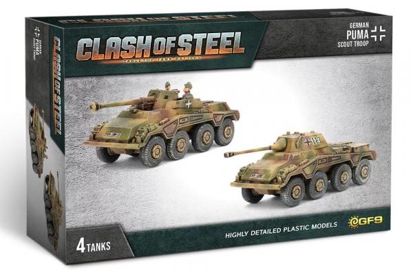 Clash of Steel Puma Scout Troop (x4 Plastic)