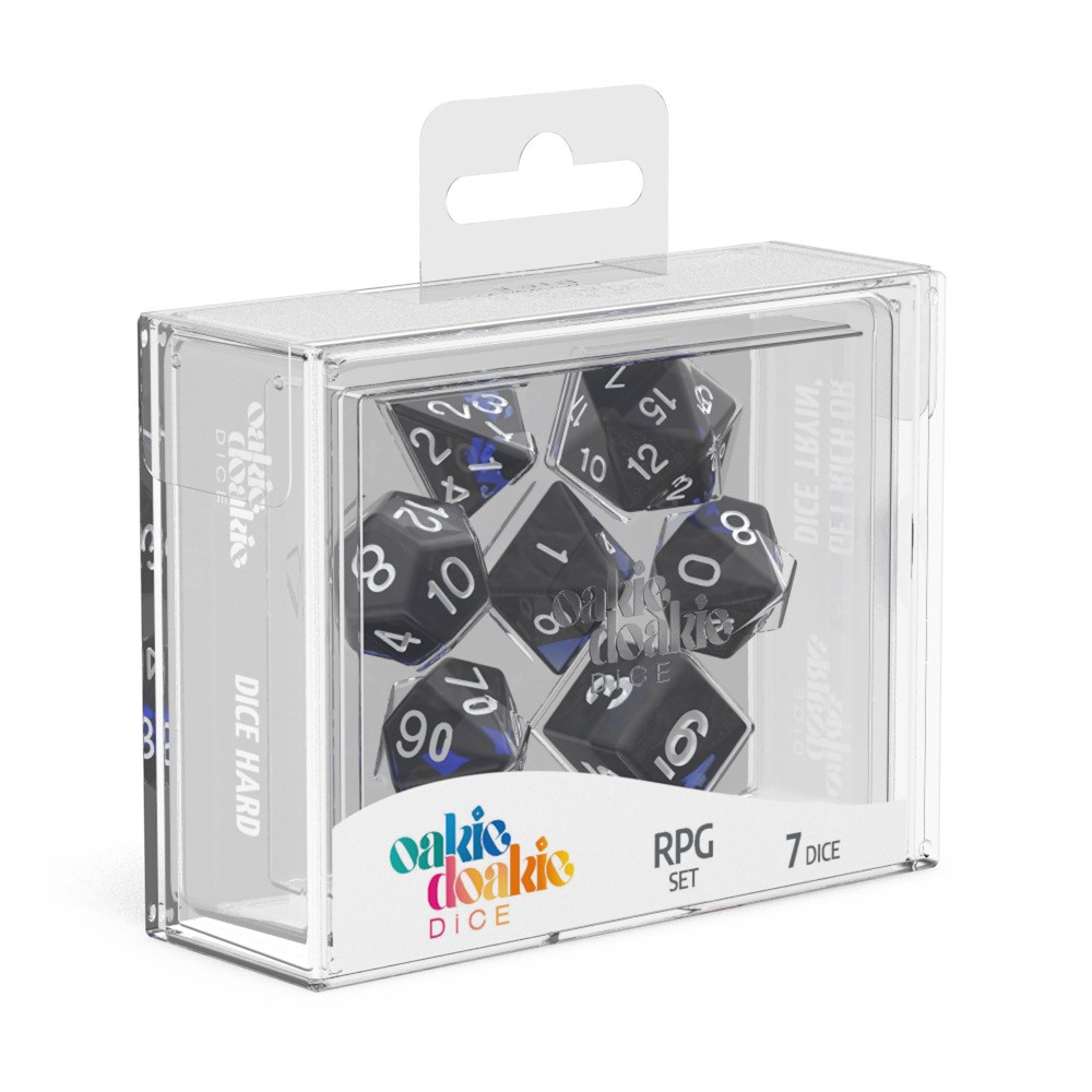 Oakie Doakie Dice Würfel RPG-Set Enclave - Sapphire (7) Oakie Doakie Dice Würfel RPG-Set Enclave - Sapphire (7)