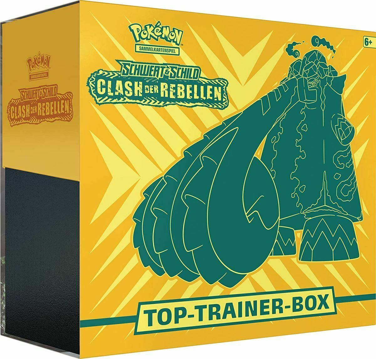 PKM SWSH02 Clash der Rebellen - Top-Trainer-Box DE