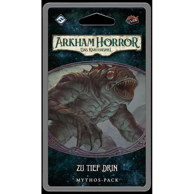 Arkham Horror: LCG - Zu tief drin ? Mythos-Pack (Innsmouth-1) DE Arkham Horror: LCG - Zu tief drin ? Mythos-Pack (Innsmouth-1) DE