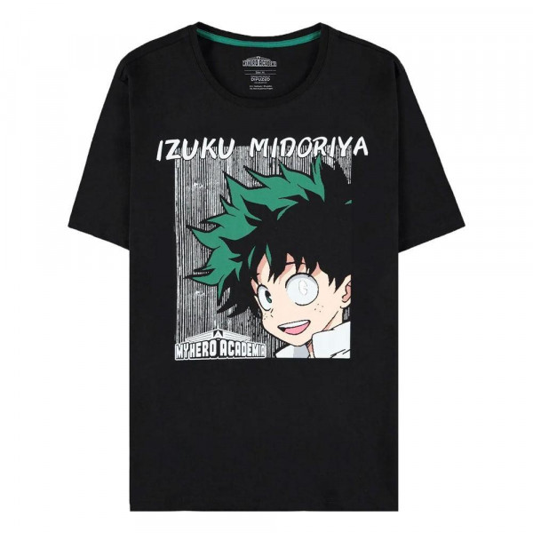 My Hero Academia T-Shirt Izuku Midoriya Face L