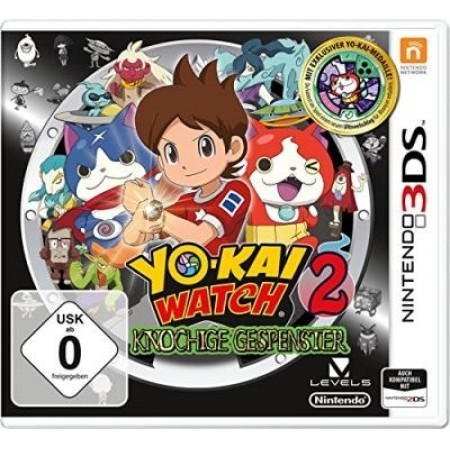 YO-KAI Watch 2: Knochige Gespenster (Nintendo 3DS, NEU) **