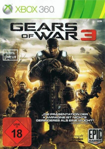 Gears of War 3 (OA) (Xbox 360, Gebraucht - gut) **