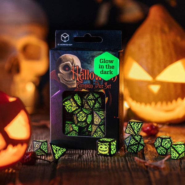 Halloween Pumpkin - Jack O'Lantern Dice Set