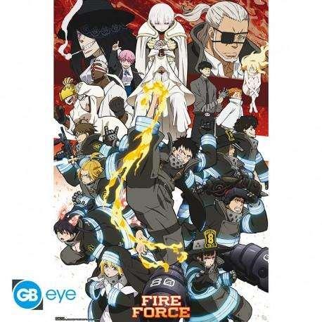 Fire Force - Poster "Key Art Season 2" (91.5X61)