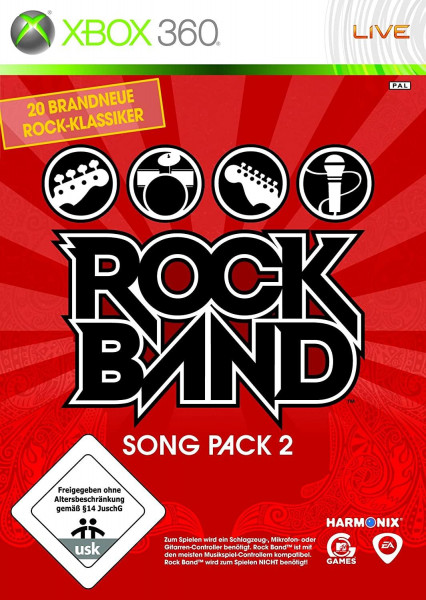 Rock Band Song Pack 2 (XBox 360, gebraucht) **