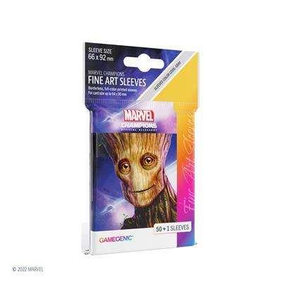 SLEEVES MARVEL CHAMPIONS - GROOT (50+1)