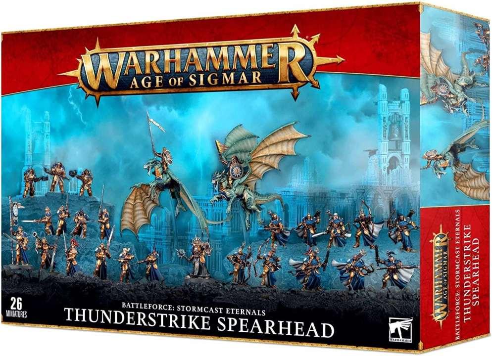 Warhammer AoS Battleforce: Stormcast Eternals - Thunderstrike Spearhead / DONNERSCHLAG SPEERSPITZE Warhammer AoS Battleforce: Stormcast Eternals - Thunderstrike Spearhead / DONNERSCHLAG SPEERSPITZE