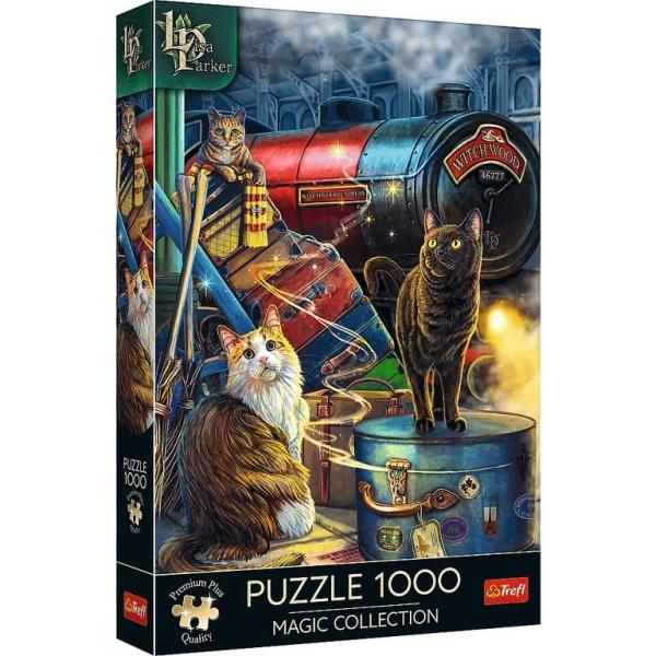Magic Collection: Hexenwald-Express(Katze) Puzzle (Premium Plus)(1000)