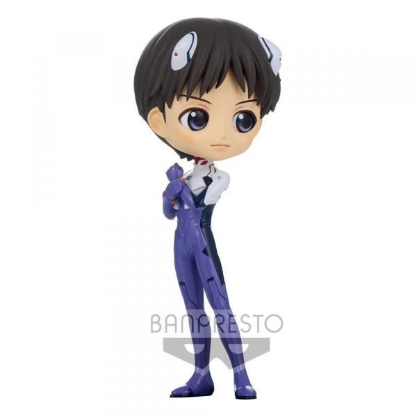 Evangelion: New Theatrical Edition Q Posket Minifigur Shinji Ikari Plugsuit Style Ver. B 14 cm