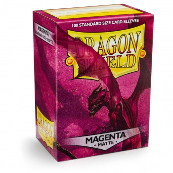 Dragon Shield Card Sleeves - Matte Magenta (100)