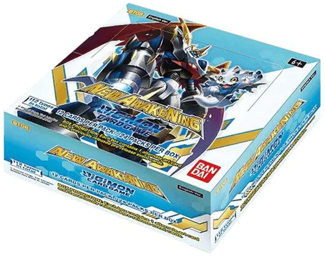 Digimon Card Game - New Awakening Booster Display BT08 (24 Packs) EN