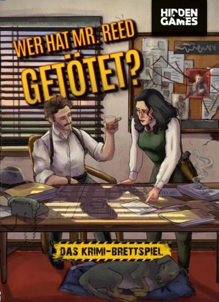 Hidden Games Brettspiel: Wer hat Mr. Reed getötet?