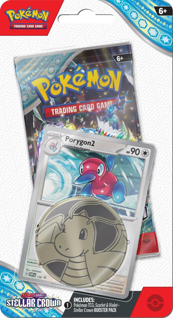 Pokémon Scarlet & Violet 07 Stellar Crown Checklane Blister Set (2) EN Pokémon Scarlet & Violet 07 Stellar Crown Checklane Blister Set (2) EN