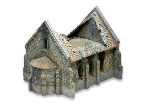 "Destroyed Normandy Church - 15mm"