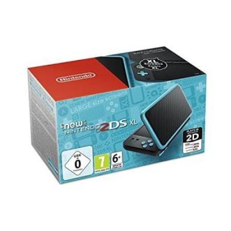 Nintendo New 2DS XL Konsole - schwarz / türkis (Nintendo 3DS, gebraucht) **