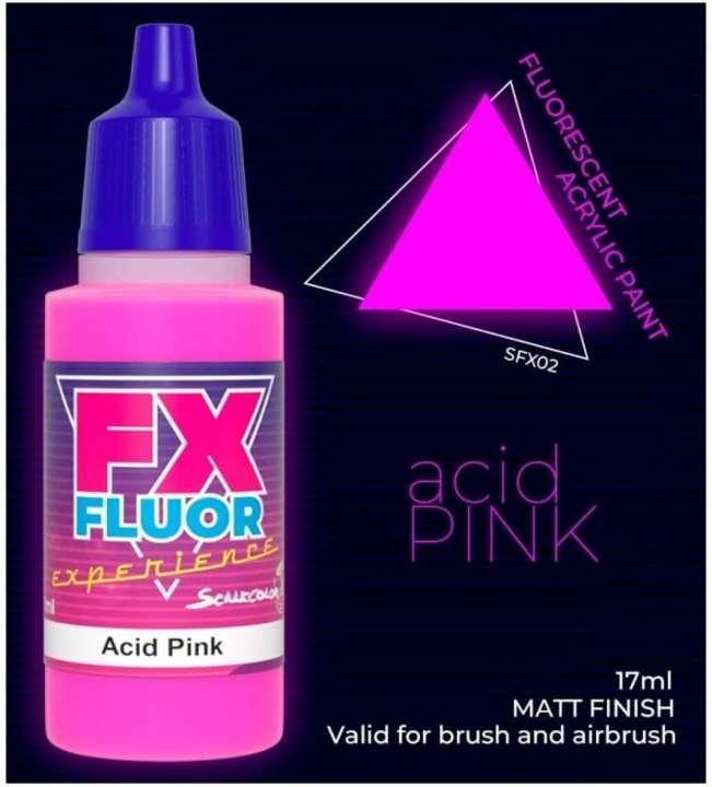 SCALECOLOR ACID PINK FX Fluor Experience Bottle (17 ml) SCALECOLOR ACID PINK FX Fluor Experience Bottle (17 ml)