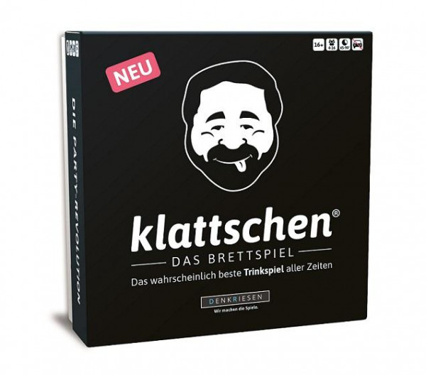 Klattschen® - Trinkspiel - DAS BRETTSPIEL "Das wahrscheinlich beste Trinkspiel aller Zeiten"