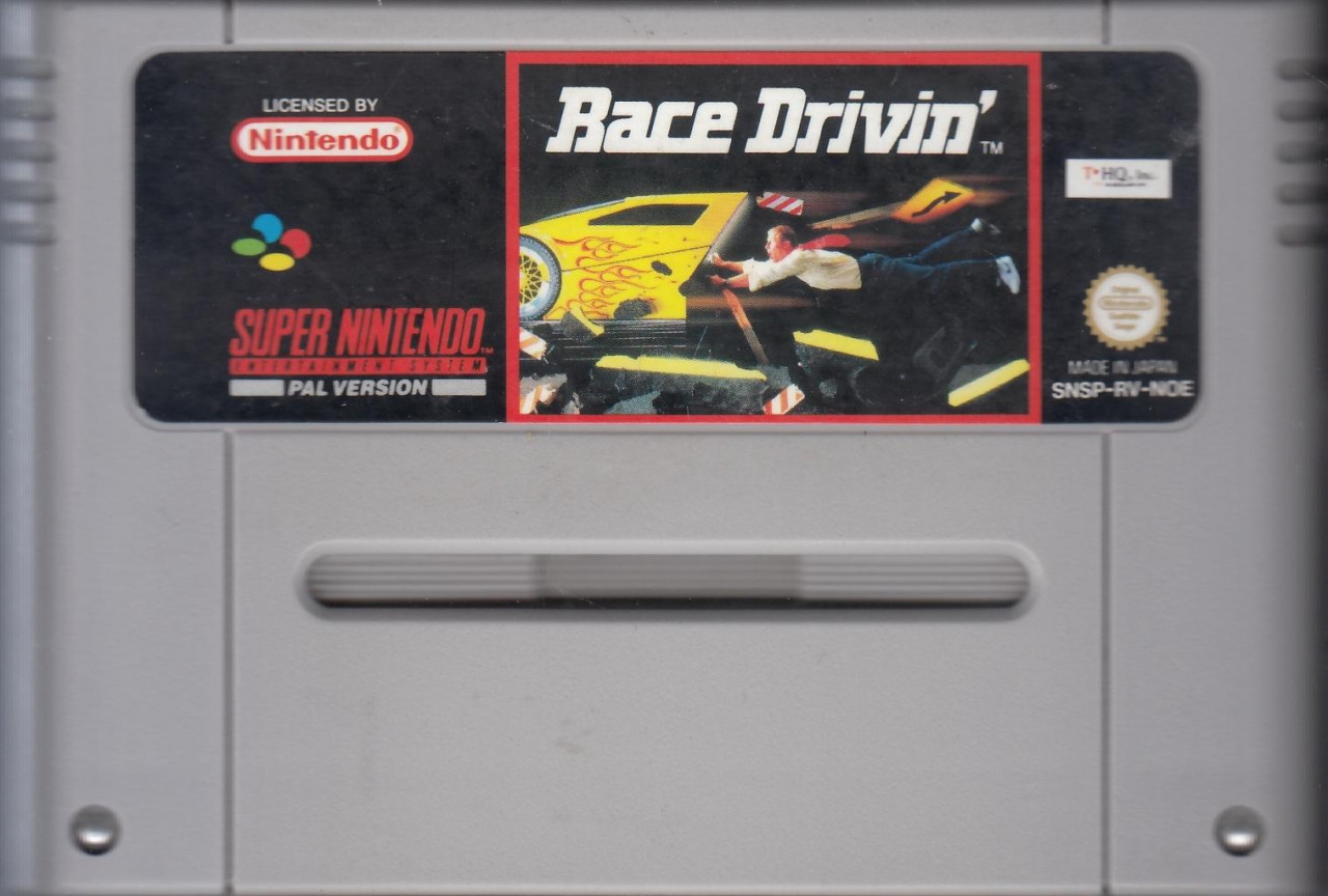 Race Drivin - MODUL (snsp-rv-noe) (Super Nintendo, gebraucht) ** Race Drivin - MODUL (snsp-rv-noe) (Super Nintendo, gebraucht) **