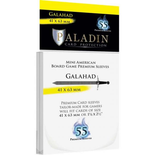 Paladin Sleeves - Galahad Premium Mini American 41x63mm (55 Sleeves)