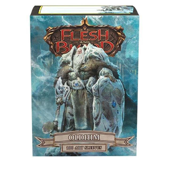 Dragon Shield Matte Art Sleeves - Flesh and Blood Oldhim (100 Sleeves) Dragon Shield Matte Art Sleeves - Flesh and Blood Oldhim (100 Sleeves)