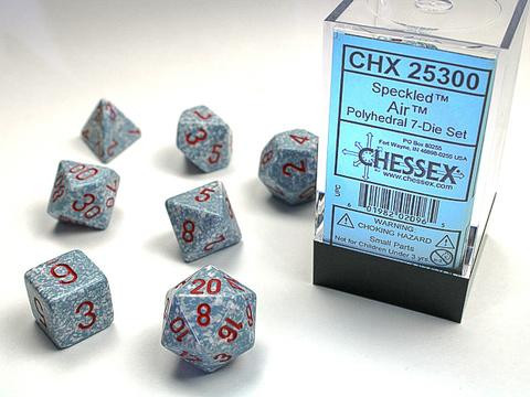 Air Speckled Polyhedral 7-Die Sets