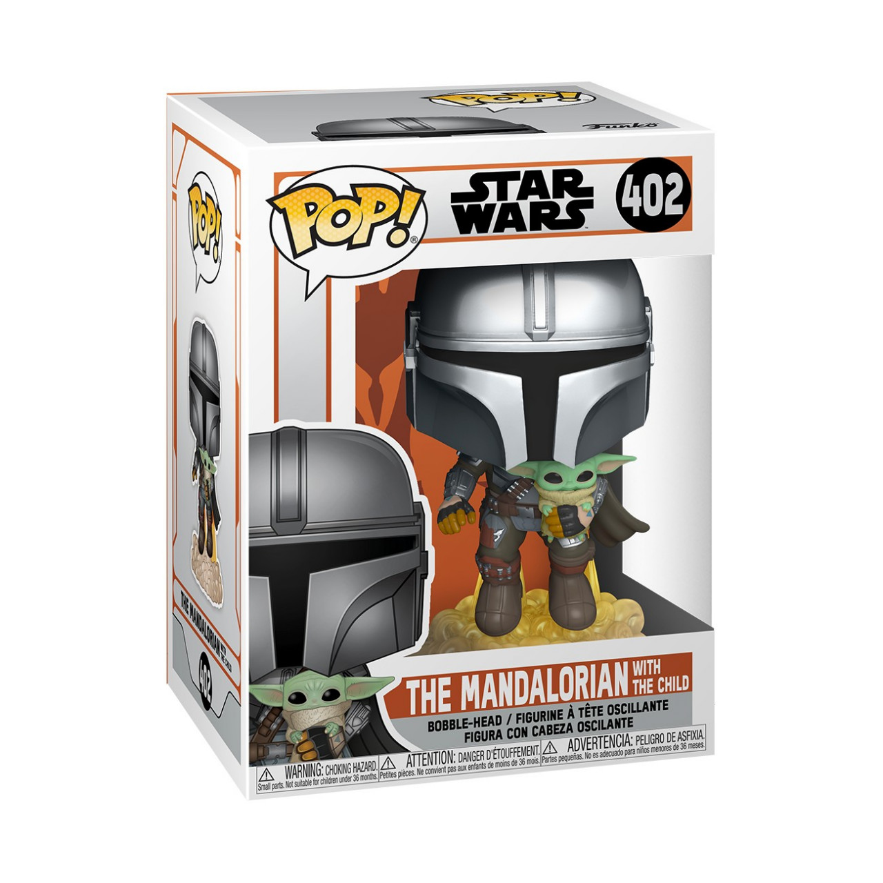 Pop! Star Wars: The Mandalorian - The Mandalorian Flying with Jet Pack