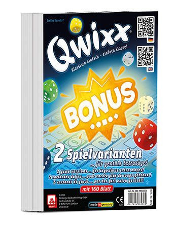 Qwixx -  Bonus - Zusatzblöcke