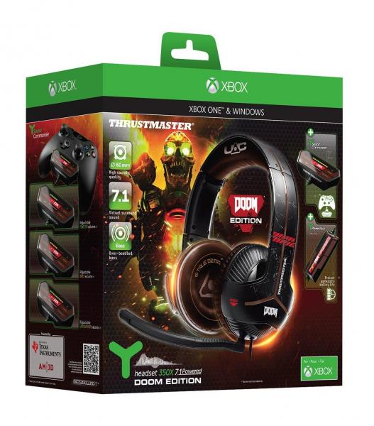 Thrustmaster Y-350X - Doom Edition (Gaming-Headset, Xbox One / PC, NEU) **