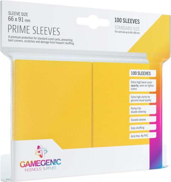 Gamegenic - Prime Sleeves - Yellow