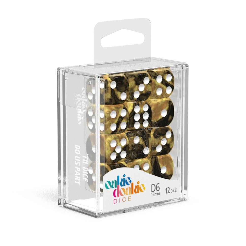 Oakie Doakie Dice W6 Würfel 16 mm Gemidice - Hornet (12) Oakie Doakie Dice W6 Würfel 16 mm Gemidice - Hornet (12)