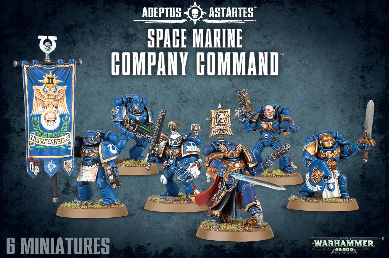 Space Marine Company Command / Kompaniekommando der Space Marines (48-51) Space Marine Company Command / Kompaniekommando der Space Marines (48-51)