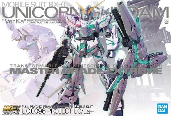 Gundam: Master Grade Extreme - Unicorn Gundam Ver. Ka 1:100 Model Kit
